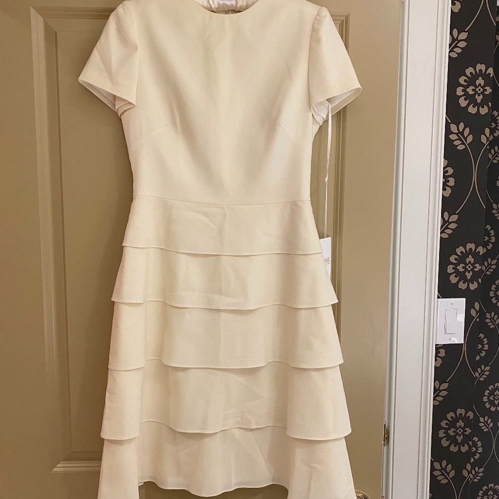 Valentino Ivory Tiered Dress NEVER WORN